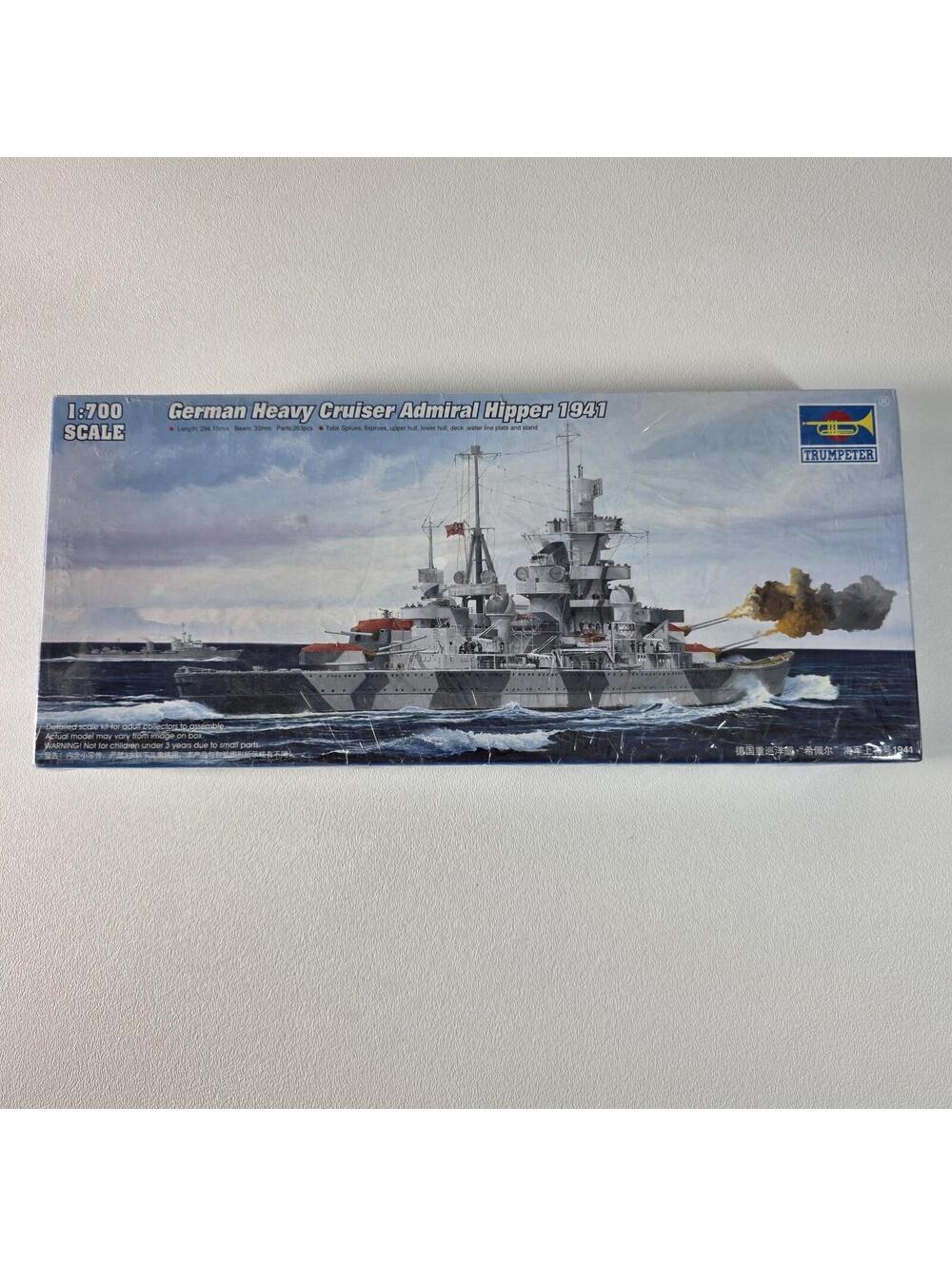Trumpeter 1/700 05776 German Admiral Hipper 1941 Sealed